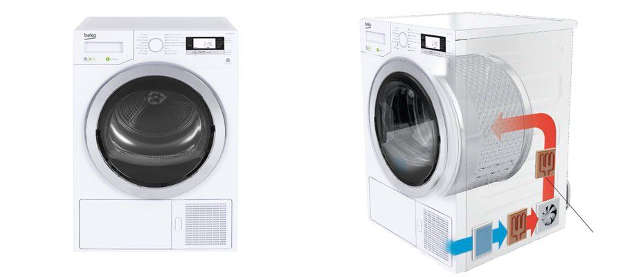 Seche linge pompe a chaleur hybride