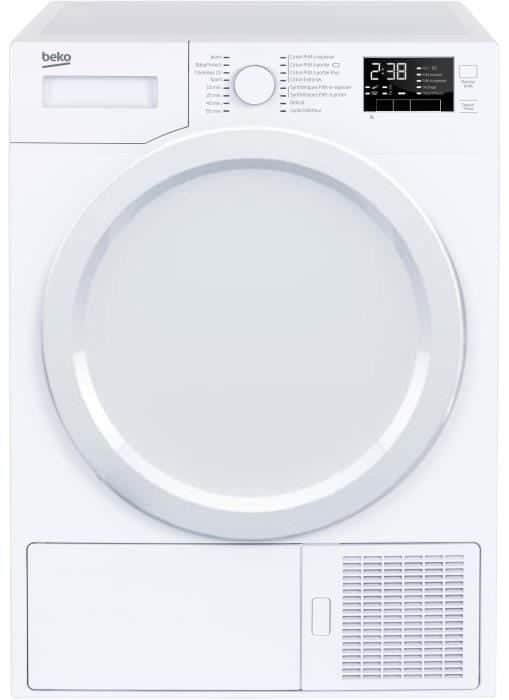 Whirlpool hdlx70313 - sèche-linge à condensation pompe à chaleur 7kg a+ blanc