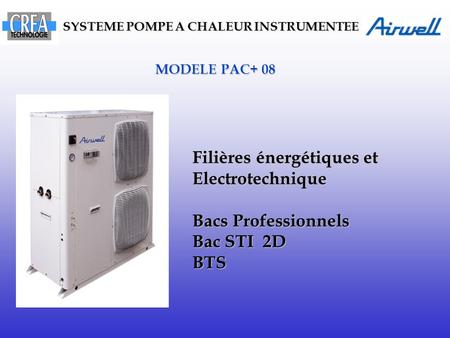 Pompe à chaleur notice