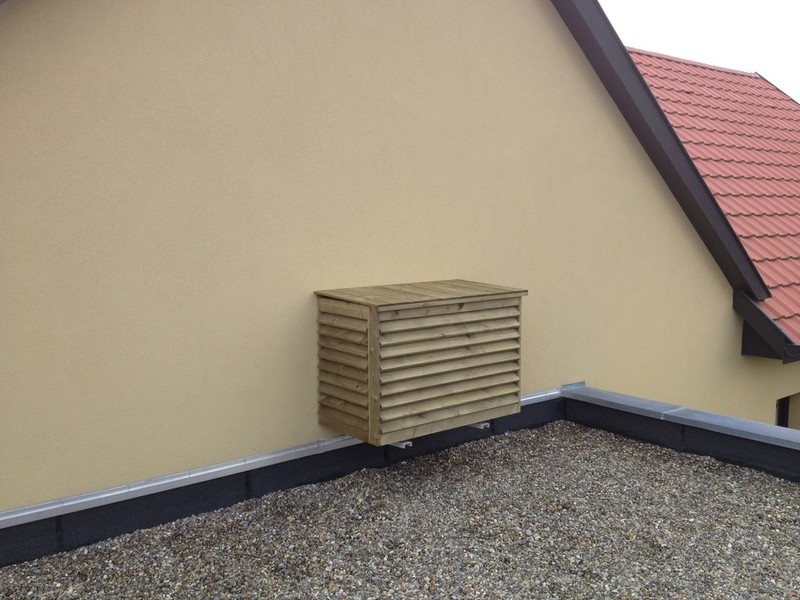 Habillage pompe a chaleur exterieur