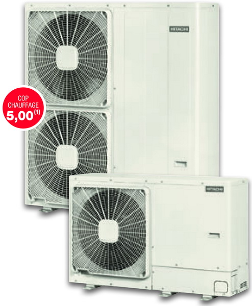 Pompe a chaleur hitachi monobloc