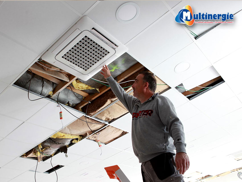 Pompe a chaleur air air avec vmc double flux