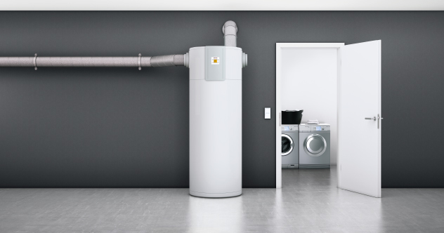 Boiler avec pompe à chaleur intégrée