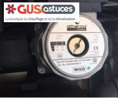 Circulateur pompe a chaleur daikin
