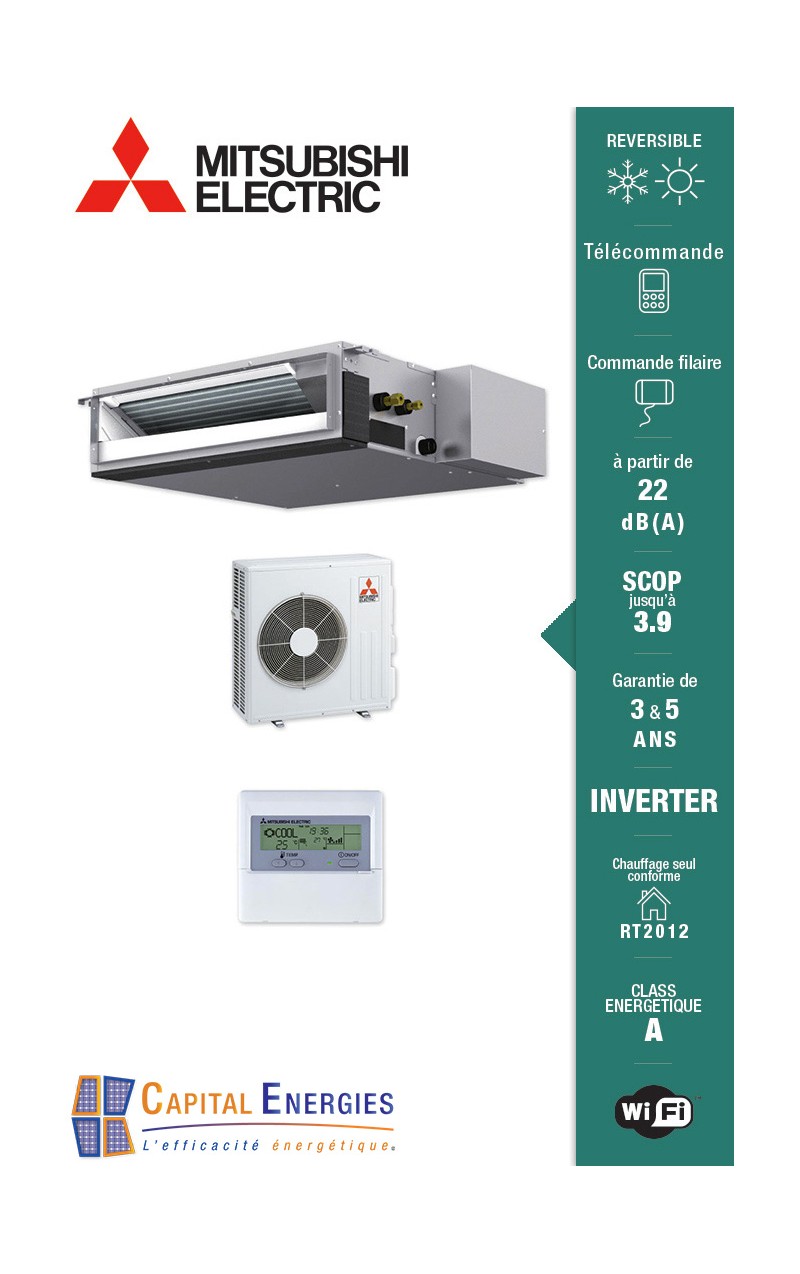 Pompe a chaleur mitsubishi electric