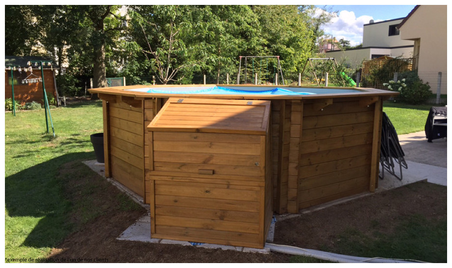 Abri pompe à chaleur piscine