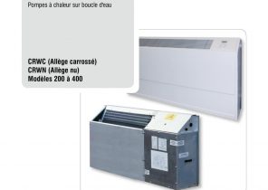 Pompe à chaleur monobloc air / eau airwell pac+r12