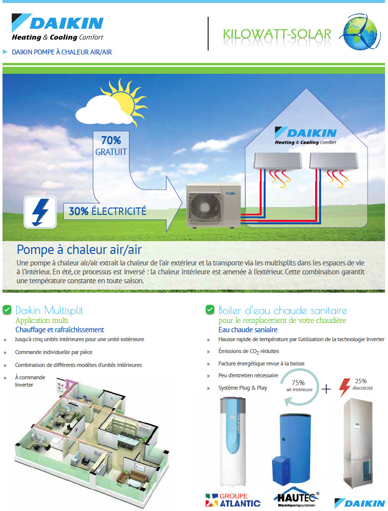 Installation pompe a chaleur particulier