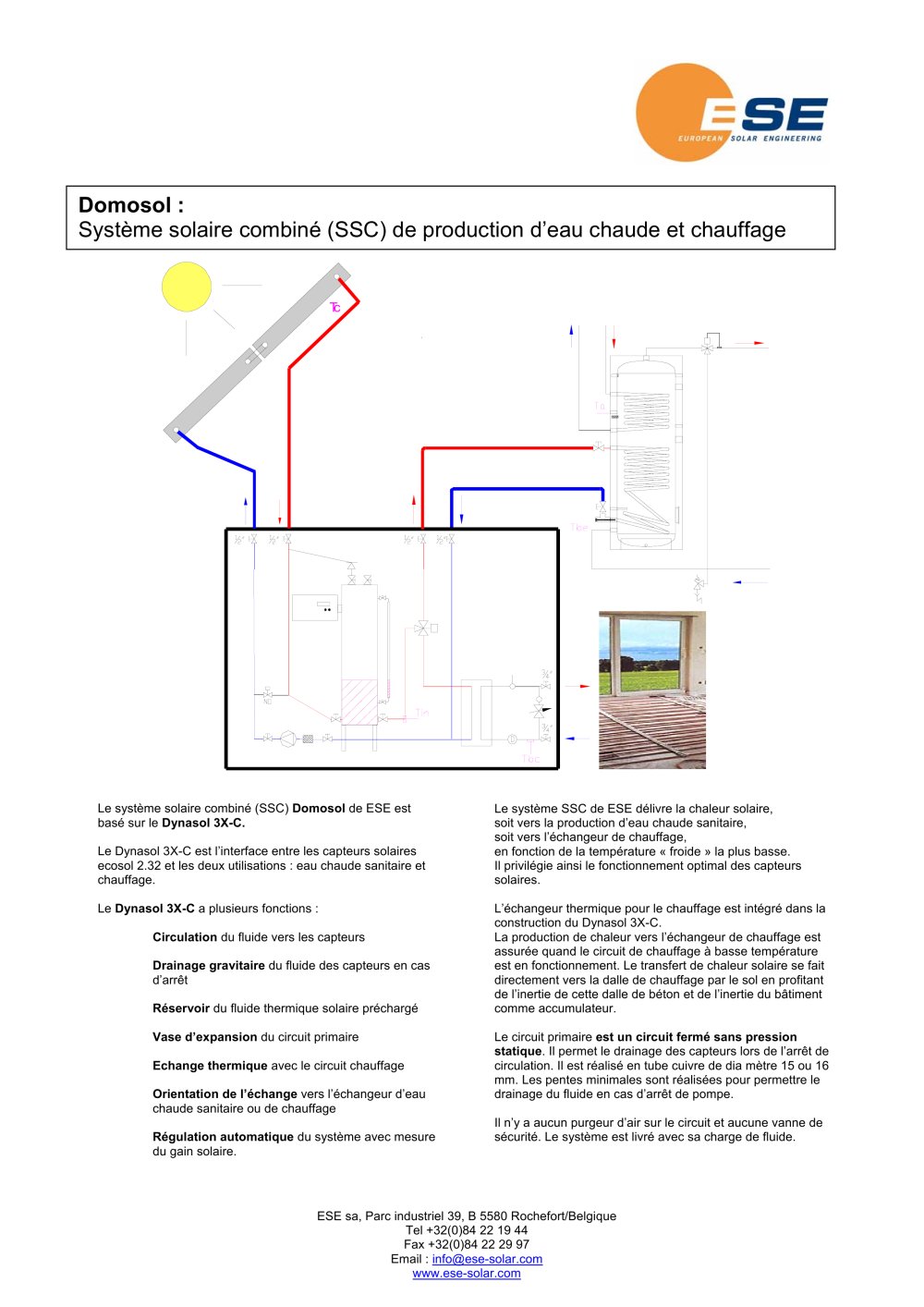 Chauffage solaire combiné pompe a chaleur