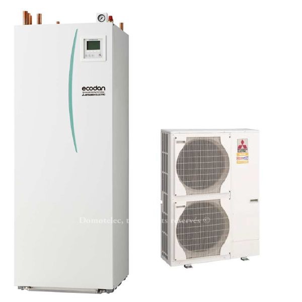 Pompe a chaleur air et eau mitsubishi