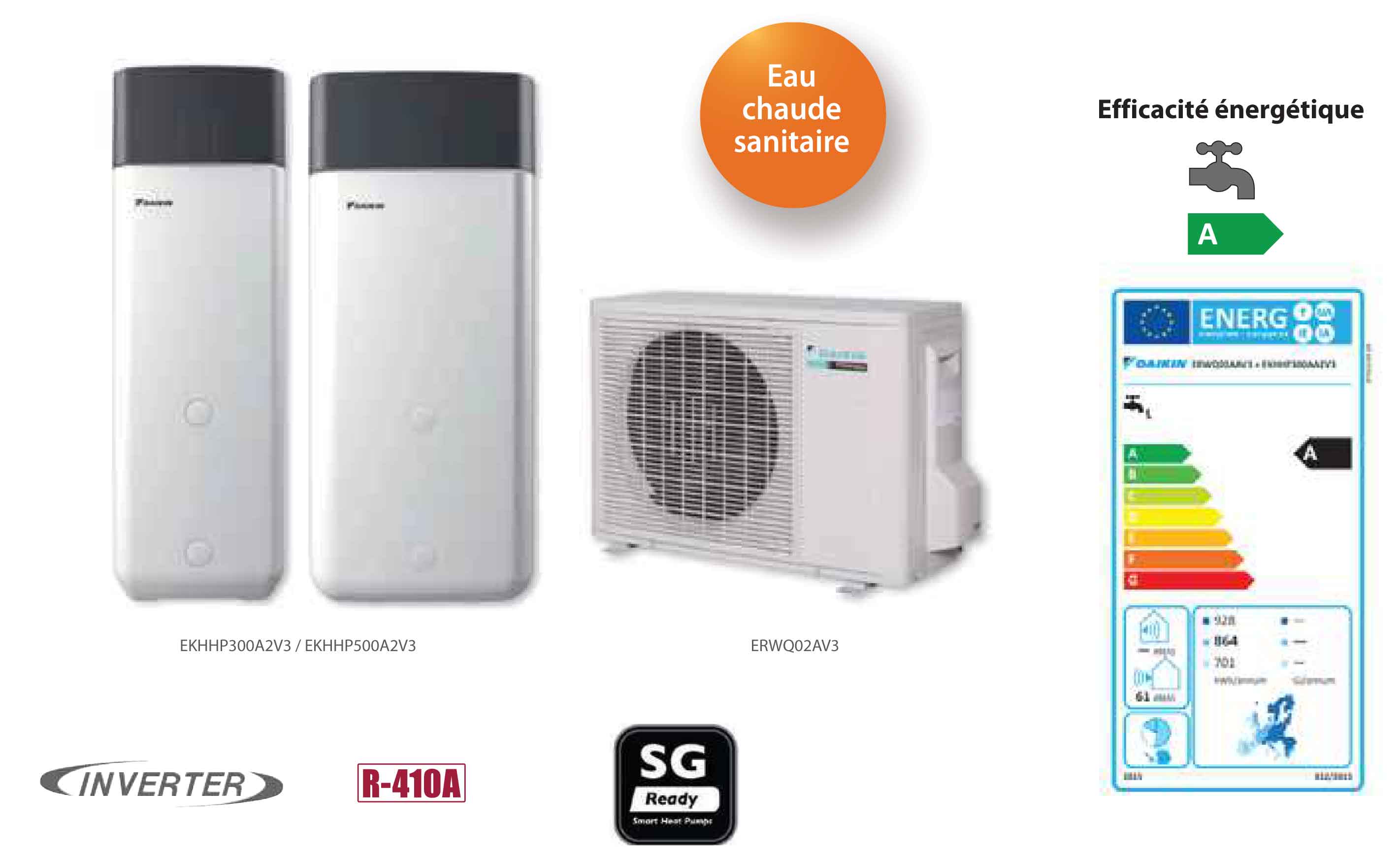 Pompe a chaleur daikin avec ballon thermodynamique