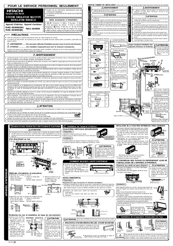 Pompe à chaleur hitachi mode d'emploi