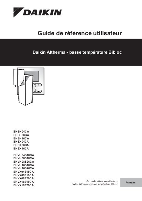 Guide utilisation pompe a chaleur daikin