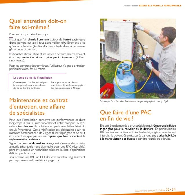 Licence pro pompe a chaleur