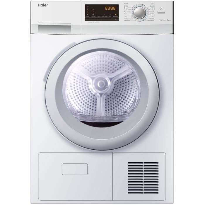 Seche linge pompe à chaleur haier hd80-a82-f