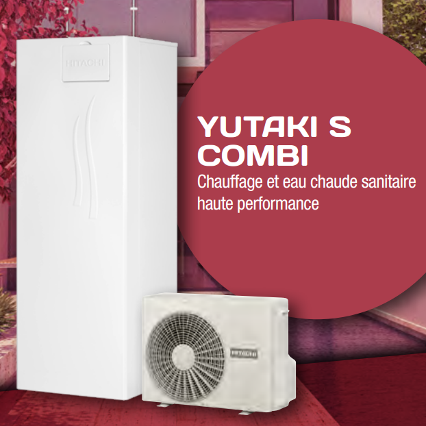 Pompe a chaleur air eau monobloc hitachi