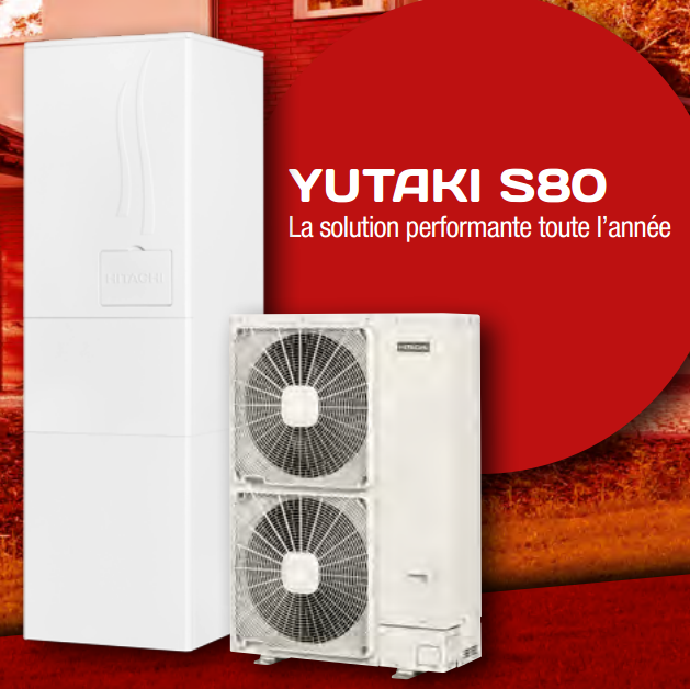 Installation pompe a chaleur hitachi