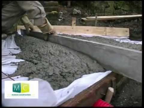 Chape beton pour pompe a chaleur