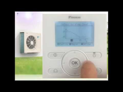 Reglage pompe a chaleur daikin