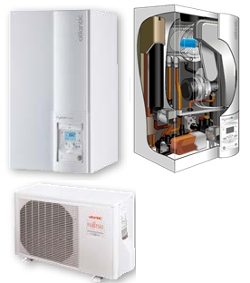 Chauffage hybride gaz pompe a chaleur