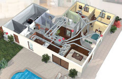 Installation pompe à chaleur gainable