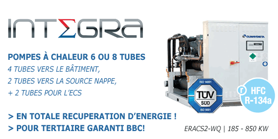 Pompe à chaleur 6 tubes
