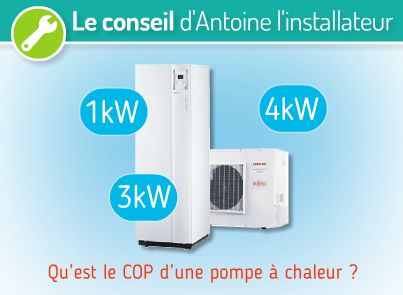 Coefficient performance pompe a chaleur
