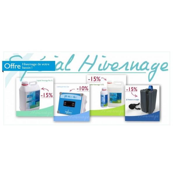 Hivernage pompe à chaleur piscine desjoyaux