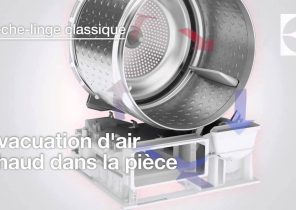 Seche linge pompe a chaleur electrolux edh3673pds