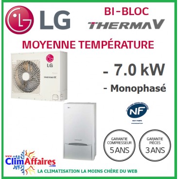 Prix pompe a chaleur lg therma v