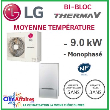 Pompe a chaleur air air lg prix