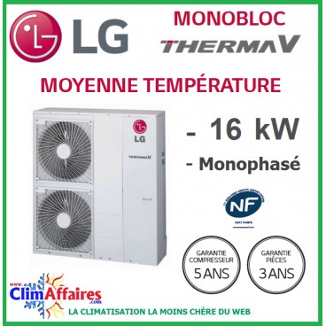 Lg pompe a chaleur air eau