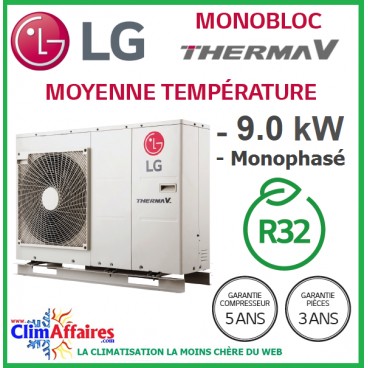 Tarif pompe a chaleur mitsubishi air air