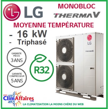 Pompe a chaleur air eau triphasé