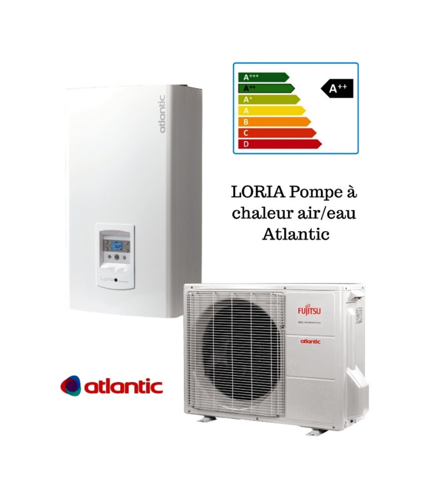 Pompe a chaleur air eau atlantic 6 kw