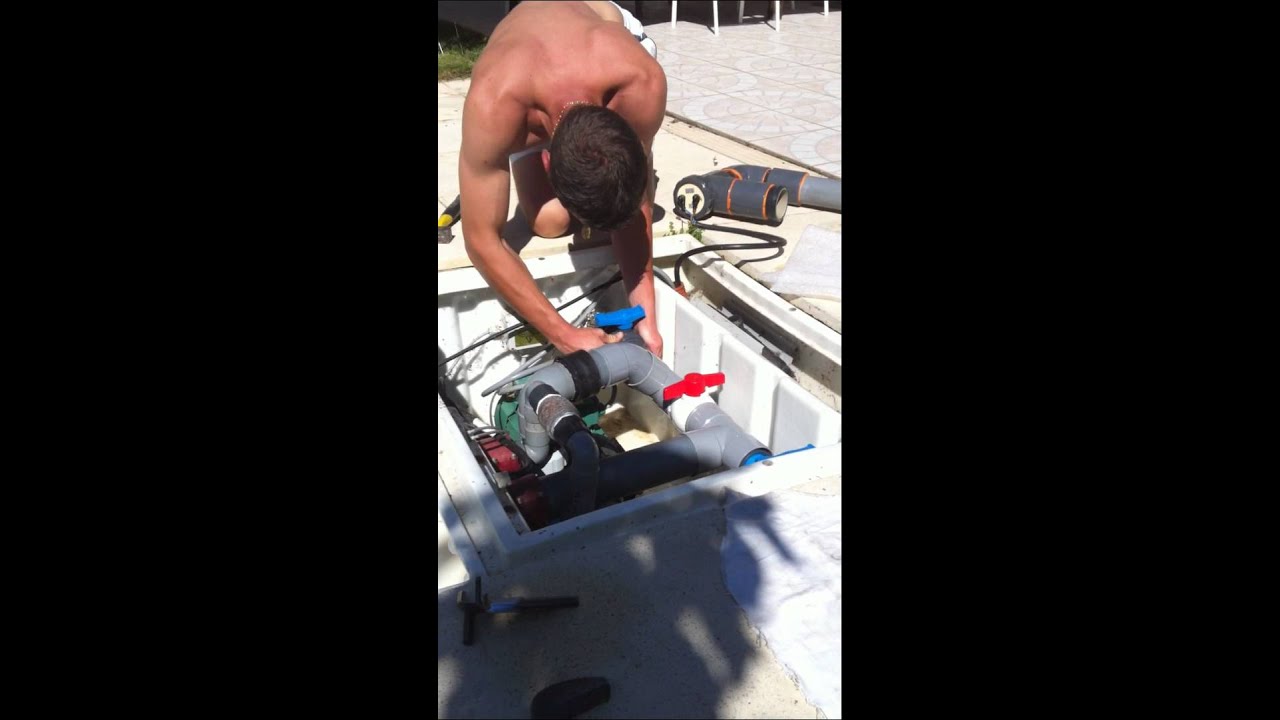Installation pompe à chaleur piscine desjoyaux