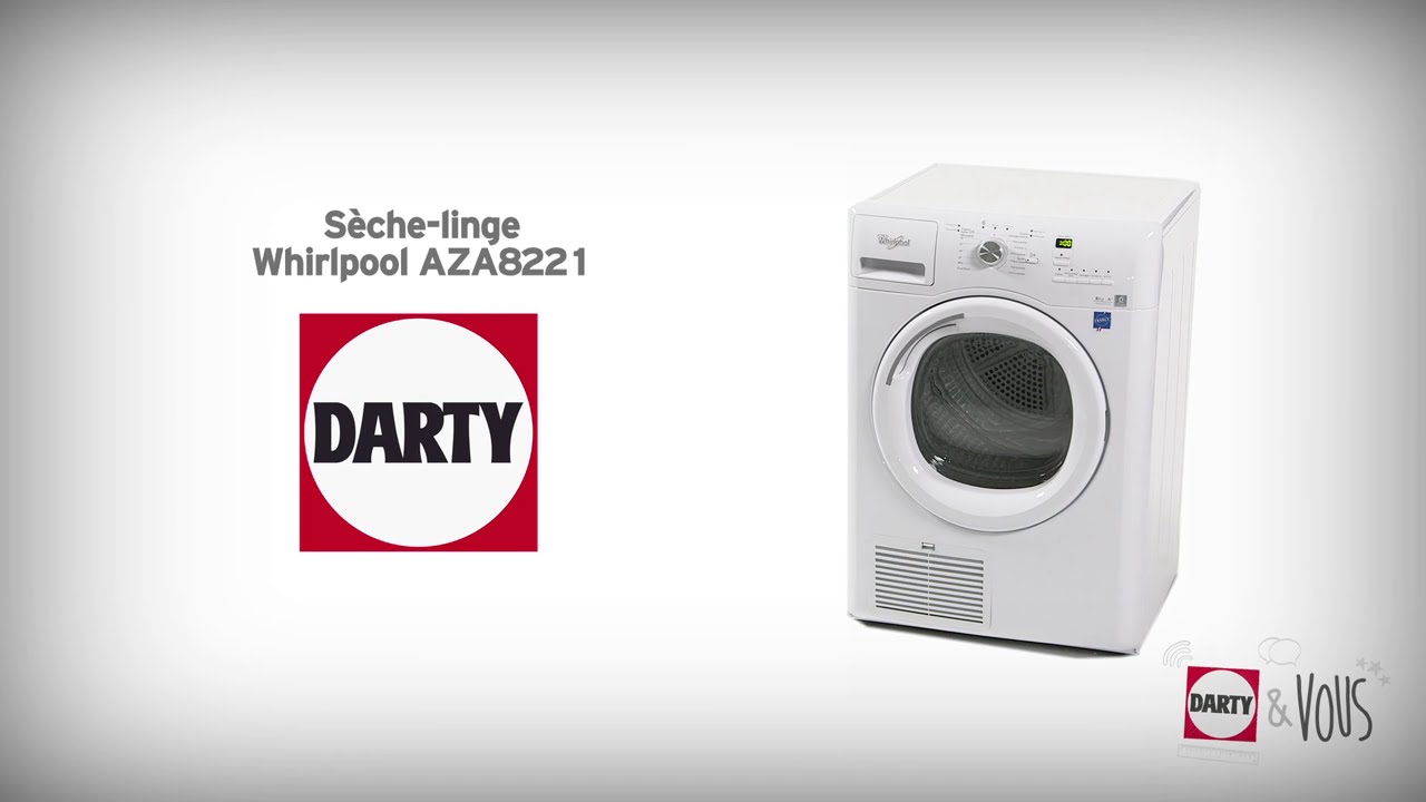 Seche linge pompe a chaleur whirlpool darty