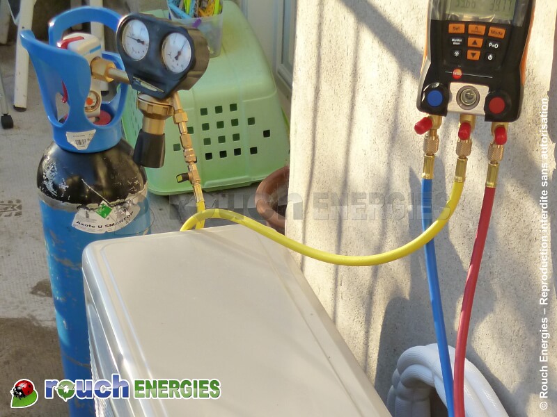 Mise en service d'une pompe a chaleur