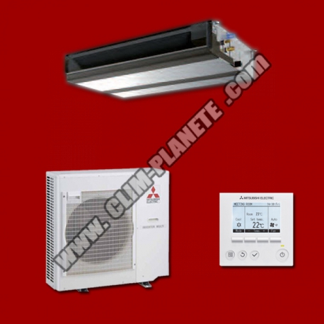 Pompe a chaleur gainable mitsubishi