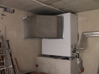 Pompe a chaleur air eau interieur