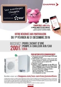 Edf pompe a chaleur air eau