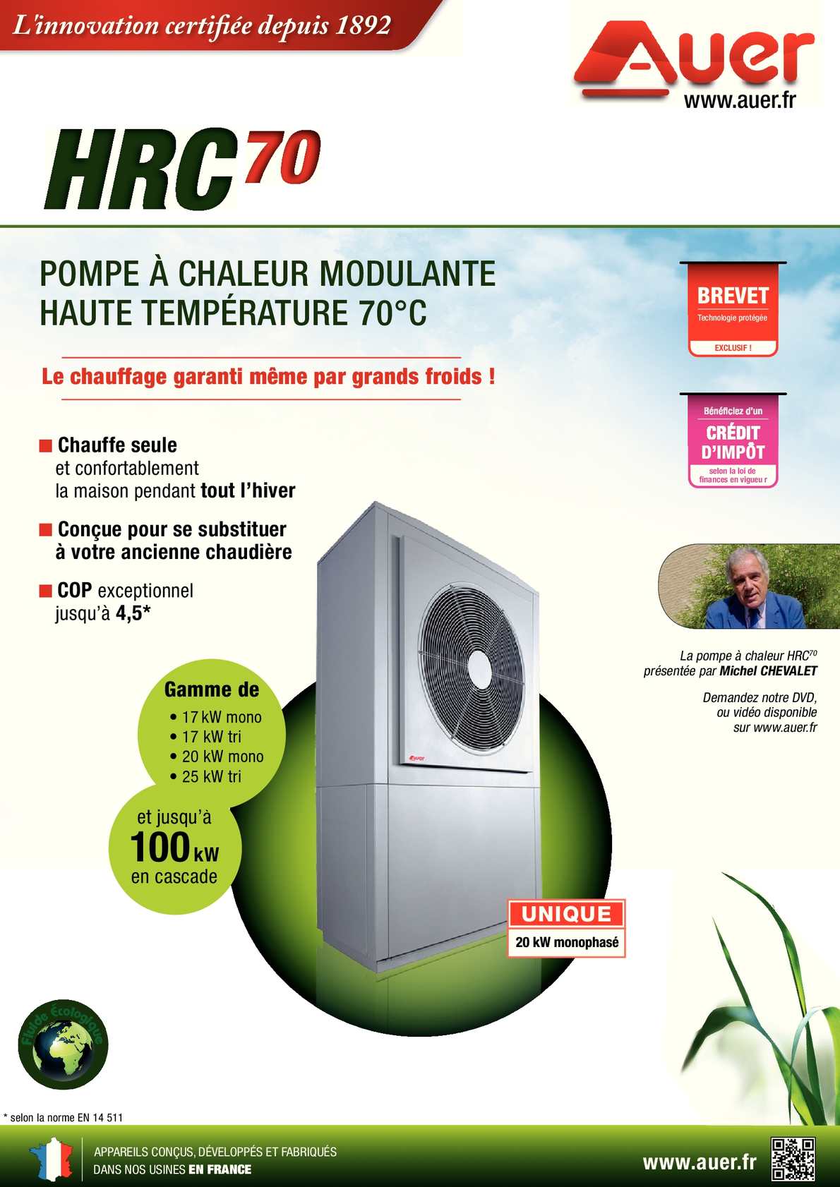 Credit impot pompe a chaleur haute temperature