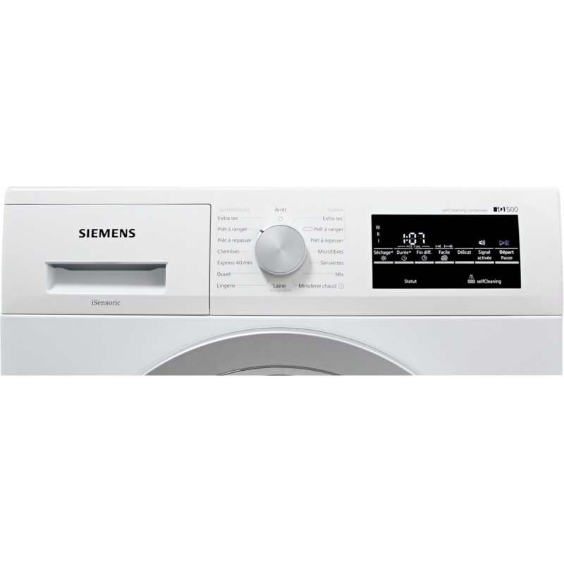 Sèche linge pompe à chaleur siemens wt47w460ff - iq500