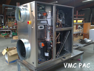 Pompe a chaleur sur vmc