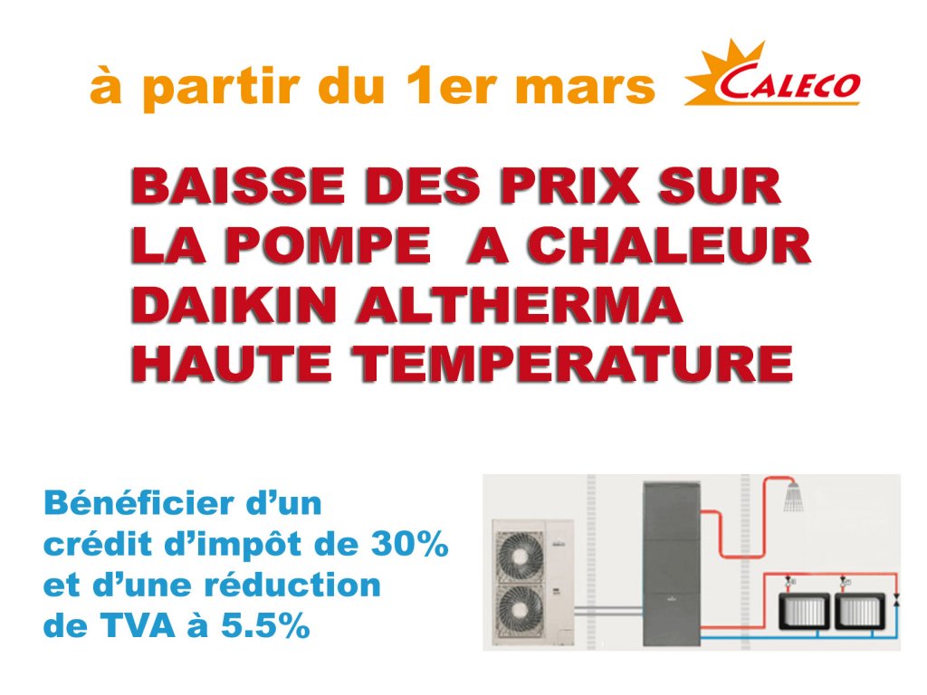 Crédit d'impot pompe à chaleur air air
