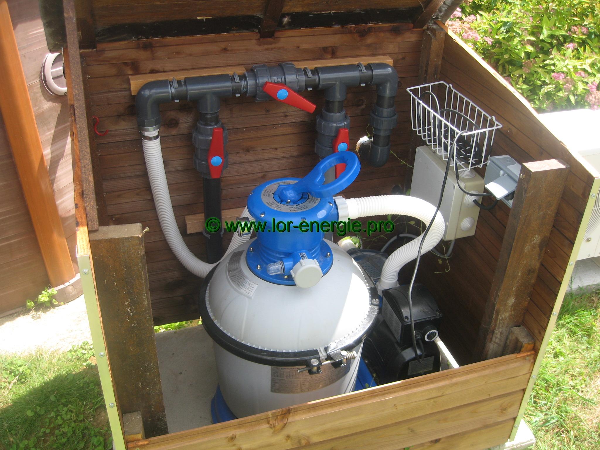 Branchement pompe à chaleur pour piscine