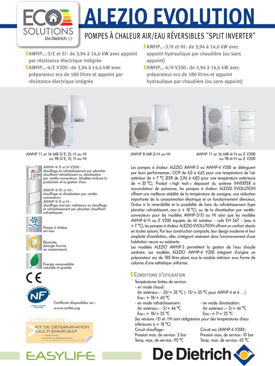 Pompe a chaleur sans inverter