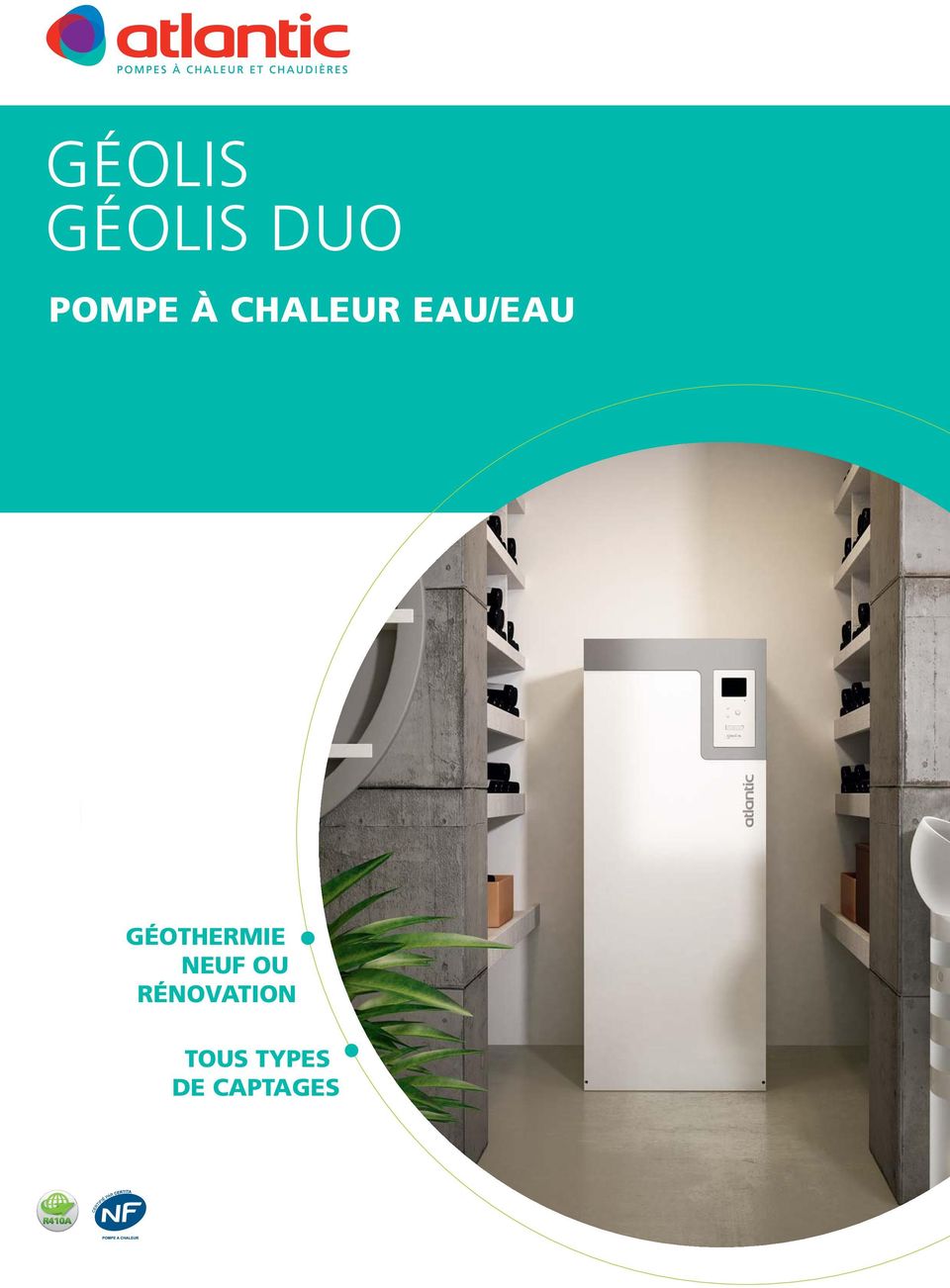 Pompe à chaleur atlantic geolis
