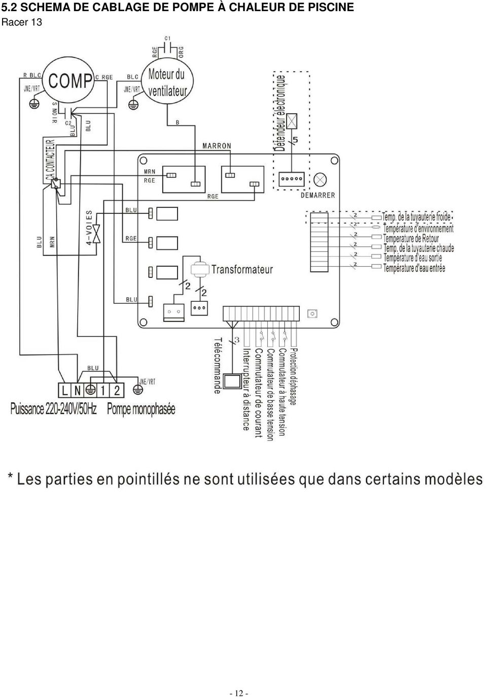 Flow switch pompe a chaleur bloqué
