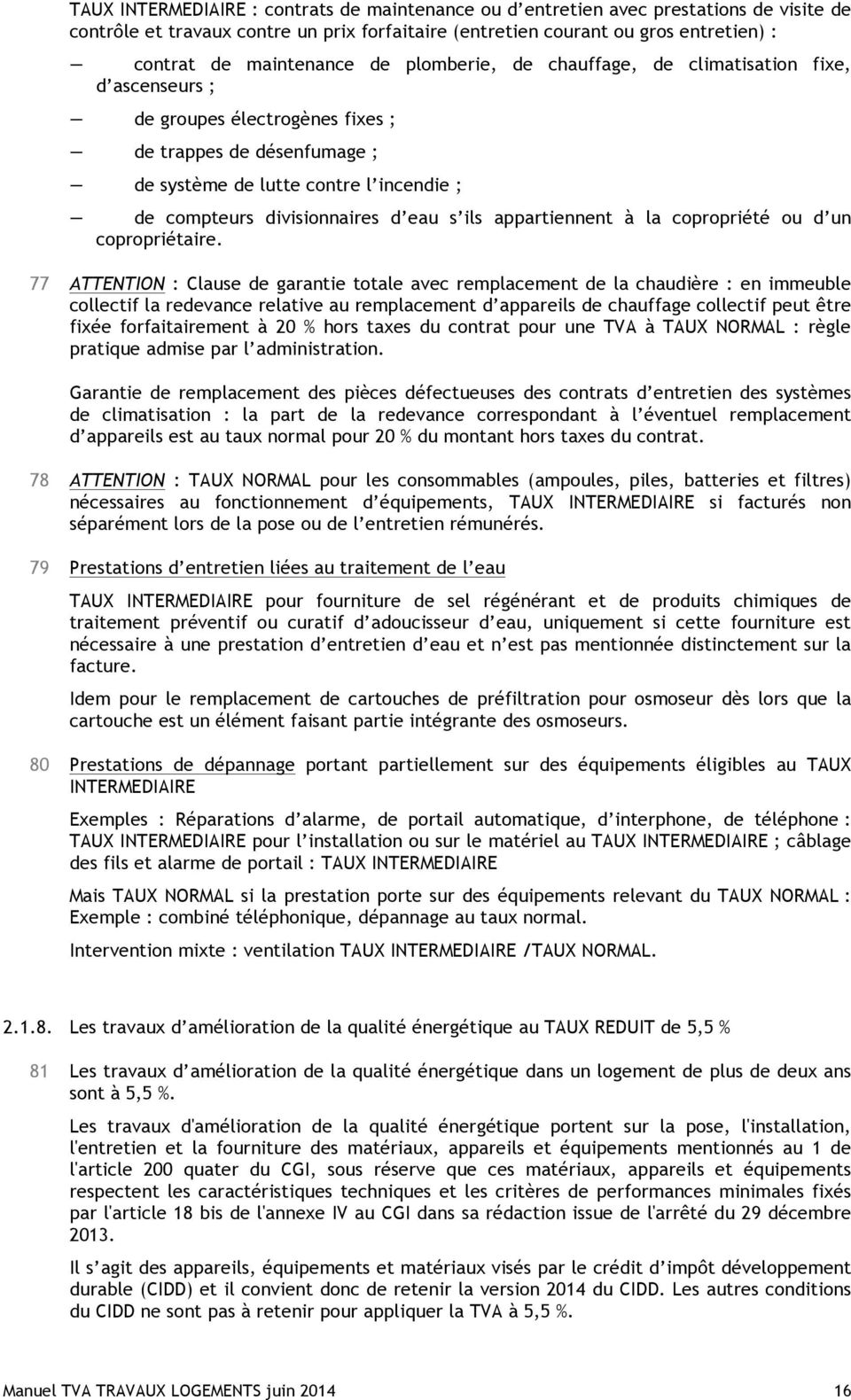 Taux de tva entretien pompe à chaleur